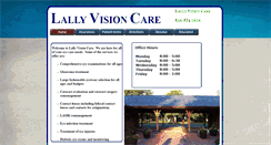 Desktop Screenshot of lallyvisioncare.com